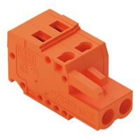 231-302026-000-1 WAGO, 5.08mm Pitch, 231, 2 Way, Pluggable Terminal Block, Feed Through Plug, Cable Mount, Cage Clamp Termination,