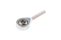 382-267 RS PRO M4 x 0.7 Male Steel Rod End, 4mm Bore, 37mm Long, Metric Thread Standard, Male Connection Gender