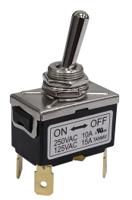 186-266 RS PRO Toggle Switch, Panel Mount, On-None-Off, DPST, Solder Lug Terminal, 125, 250V ac