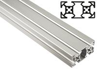 xfbm-3x30x60 FlexLink Silver Aluminium Profile Strut, 30 x 60 mm, 7.2mm Groove, 3000mm Length, Series XF