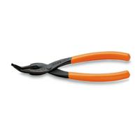 1033-140x09 BETA Circlip Pliers, 140 x 0.9 mm Overall, Bent Tip, 19mm Jaw