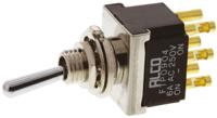 ftr0904 TE Connectivity Toggle Switch, Panel Mount, On-(On), DPDT, Solder Terminal, 125V ac