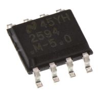 lm2594m-50nopb Texas Instruments, LM2594M-5.0/NOPB Step-Down Switching Regulator, 1-Channel 500mA 8-Pin, SOIC