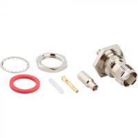 031-2318-rfx Amphenol RF, Jack Bulkhead TNC Connector, Crimp Termination, Straight Body