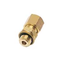 0101-08-13-39 Legris Brass Pipe Fitting, Straight Push Fit Push-Fit to BSP Connector, Male BSPP 1/4in BSP 1/4in 8mm