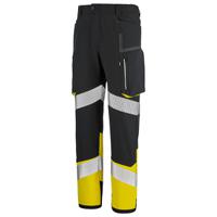 la-1flstpi-5-1991-56 Cepovett Safety 1FLSTPI Black, Yellow Hi Vis Trouser Hi Vis Fabric 56 in 56 in Leg Length 80cm