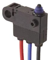 d2hw-c201m Omron Pin Plunger Micro Switch, Pre-wired Terminal, 2 A @ 12 V dc, SPDT, IP67