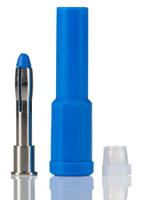454-299 RS PRO Blue Male Banana Plug, 4 mm Connector, Solder Termination, 10A, 1000V, Tin Plating