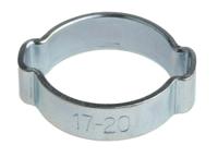 436-437 RS PRO Steel O Clip, 8.5mm Band Width, 17 → 20mm ID