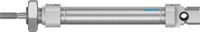 dsnu-10-40-p-a Festo 40 mm Pneumatic Piston Rod Cylinder - 19185 DSNU Series, Double Acting Acting