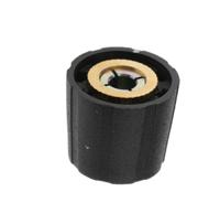 s151-004b Sifam 15.5mm Black Potentiometer Knob for 4mm Shaft Splined, S151 004B