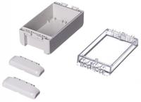 96023125-b-140806-pc-v0-g-7035 Bopla Bocube Series Light Grey Polycarbonate V0 Enclosure, IP66, IP68, IK07, Transparent Lid, 151 x 80 x 60mm