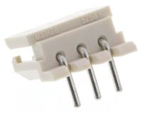 22-05-7035 Molex SPOX Series Right Angle Through Hole PCB Header, 3 Contact(s), 2.5 mm Pitch, 1 Row, Shrouded