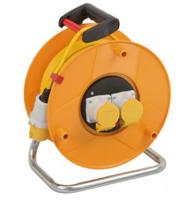 1138873 brennenstuhl 50m 2 Socket BS 1363 Cable Reel, 110 V, IP44