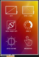 4dlcd-24320240-rtp-ips 4D Systems 4DLCD-24320240-RTP-IPS TFT LCD Colour Display / Touch Screen, 2.4in, 240 x 320pixels