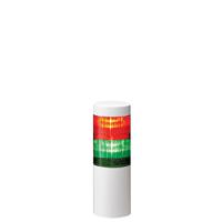 lr6-202wjnw-rg Patlite LR6 Series Coloured Signal Tower, 2 Lights, 24 V dc, Direct Mount