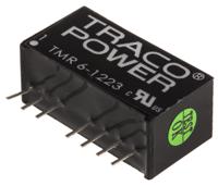 tmr-6-1223 TRACOPOWER TMR 6 DC-DC Converter, ±15V dc/ ±200mA Output, 9 → 18 V dc Input, 6W, Through Hole, +70°C Max Temp