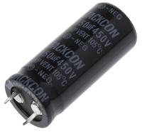 706-3308 RS PRO 150μF Aluminium Electrolytic Capacitor 450V dc, Snap-In