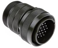 ms3106a-24-28p Amphenol Industrial, MS3106A, Copper Alloy 24 Way Cable Mount MIL Spec Circular Connector, Pin Contacts,Shell Size 24,