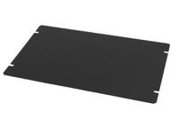 1431-16bk3 Hammond 1441 Series Steel Bottom Plate for Use with Steel Chassis, 6 x 10 x 1in