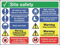 181-2232 Safety Poster, PP, English, 600 mm, 800mm