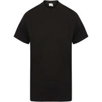 137-0428 RS PRO Black Cotton Short Sleeve T-Shirt, UK- XL, EUR- XL