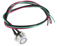 175-8561 RS PRO Illuminated Push Button Switch, Momentary, Panel Mount, 16mm Cutout, SPST, Blue LED, 36V dc, IP67