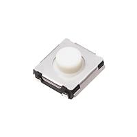 evqq2y02w Panasonic White Push Plate Tactile Switch, SPST 10 μA → 20 mA 0.7mm Surface Mount