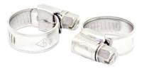 172-0594 RS PRO Stainless Steel 316 Slotted Hex Hose Clip, 12.3mm Band Width, 13 → 20mm ID