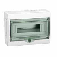 13960m Schneider Electric Mureva Light Grey Smooth Polymer Electrical Enclosure, IEC, IP65,  Surface Mount, 1 Gangs, 200 x 267