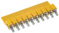 1054460000 Weidmuller WQV Series Jumper Bar for Use with DIN Rail Terminal Blocks, 32A