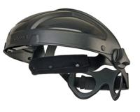 1031740 Honeywell Safety Clear Face Shield Headgear with Head Guard , Resistant To Chemical Splashes, Flying Particles