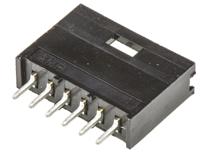 280372-1 TE Connectivity AMPMODU MOD II Series Straight Through Hole PCB Header, 6 Contact(s), 2.54 mm Pitch, 1 Row, Shrouded