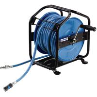 dmp-1025is PREVOST Free Standing 25m Air Hose Reel, 10mm Inner Diameter, 14mm Outer Diameter, 600L/min Flow Rate