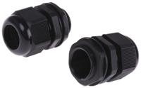 ngm25-blk HellermannTyton NGM Series Black Nylon Cable Gland, M25 Thread, 13mm min., 18mm max., IP68