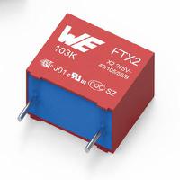 890324027030cs Wurth Elektronik WCAP-FTX2 Film Capacitor, 275V ac, ±10%, 4.7μF, Through Hole