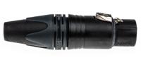 nc4fxx-bag Neutrik Cable Mount XLR Connector, Female, 50 V, 4 Way, Silver over Nickel Plating