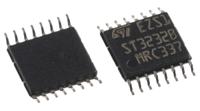 st3232btr STMicroelectronics ST3232BTR Line Transceiver, 16-Pin TSSOP