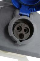 4021683 Scame IP67 Blue Panel Mount 2P + E Right Angle Industrial Power Socket, Rated At 16A, 230 V