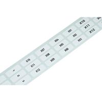 210-808 WAGO 210 White Black Print Label, 25mm Width, 9.5mm Height, 1500Per Roll Qty