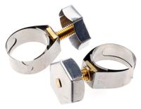 9931 Unex Brass (Bolt), Stainless Steel Thumb Hex Unex, 11mm Band Width, 17.3 → 22mm ID