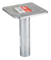 204-1779 RS PRO Grey Galvanised Steel Barrier Base