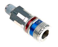 103202152 CEJN Brass, Steel Male Pneumatic Quick Connect Coupling, R 1/4 Male Threaded