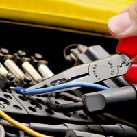 13-01-160 Knipex Combination Pliers, 160 mm Overall, Straight Tip