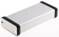 1455c1201 Hammond 1455 Series Silver Anodised Aluminium Hand Held Enclosure, , IP54, 120 x 54 x 23mm