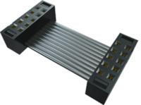 tcsd-10-d-0400-01-f-n Samtec TCSD Series Flat IDC Socket Cable Assembly, 3.175mm Length, Tiger Eye IDC to Tiger Eye IDC