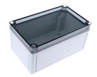 11100601 Spelsberg TK Series Grey Polystyrene Enclosure, IP66, Transparent Lid, 180 x 110 x 90mm