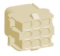 927231-7 TE Connectivity, Universal MATE-N-LOK Female Connector Housing, 6.35mm Pitch, 9 Way, 3 Row