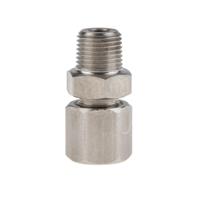 178-0963 RS PRO 1/8 BSPT Compression Fitting for Use with Thermocouple or PRT Probe, 4mm Probe