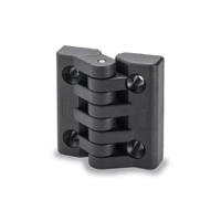 422231 Elesa PA Butt Hinge with a Fixed Pin, Screw Fixing, 65mm x 64mm x 23mm